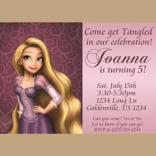 Disney Princess Birthday Invitations Ideas | FREE Printable Birthday ...