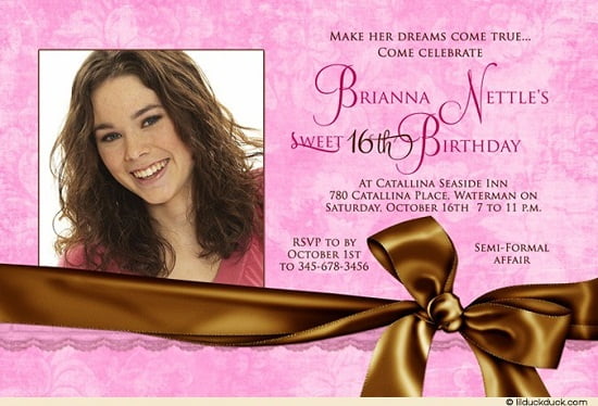 16th Birthday Invitations | FREE Printable Birthday Invitation ...