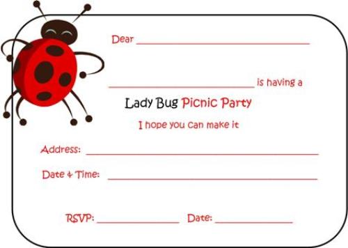 birthday party invitations templates for ladies
