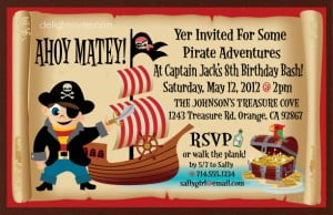 Pirate Birthday Party Invitations | FREE Printable Birthday Invitation ...