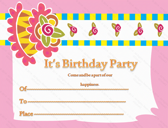 what to put on a birthday invitation ideas for girl