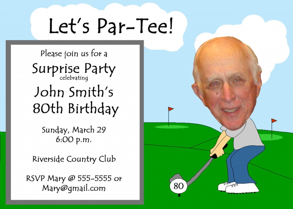 Golf Themed Birthday Invitations ideas | FREE Printable Birthday