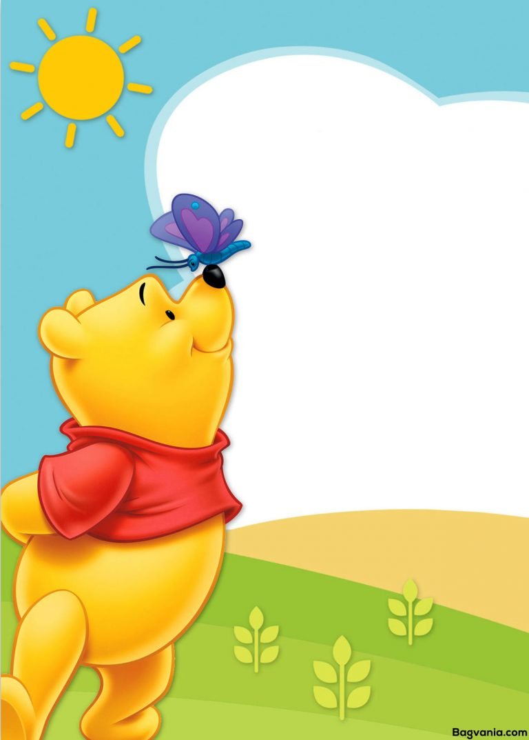 Free Printable Winnie The Pooh Birthday Invitation Wording FREE