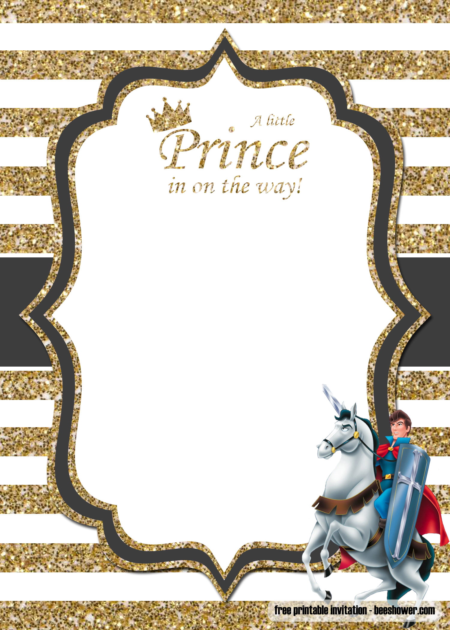 Free Prince Baby Shower Invitations Templates Free Printable Birthday Invitation Templates Bagvania