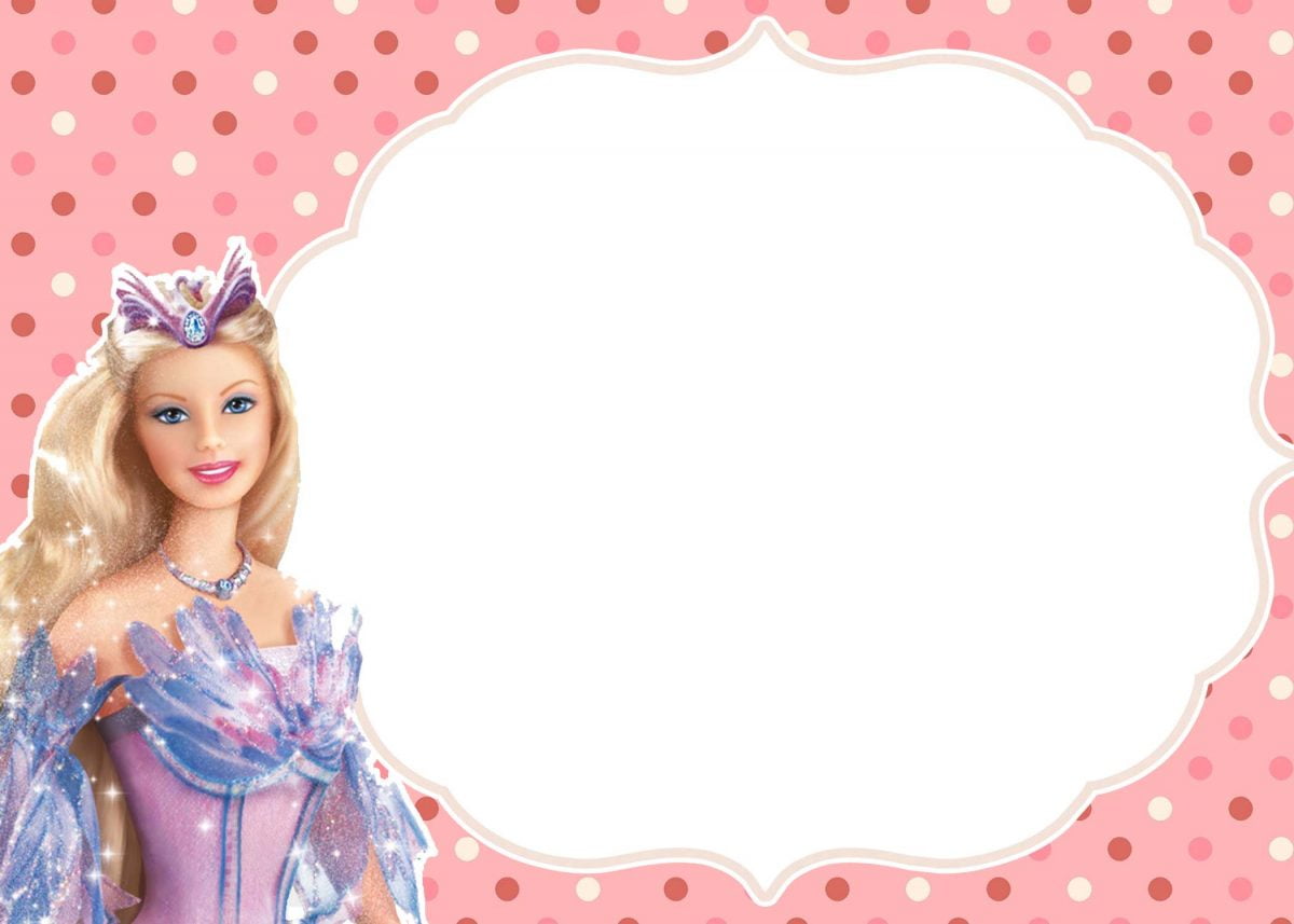 FREE Printable Barbie Invitation Templates FREE Printable Birthday