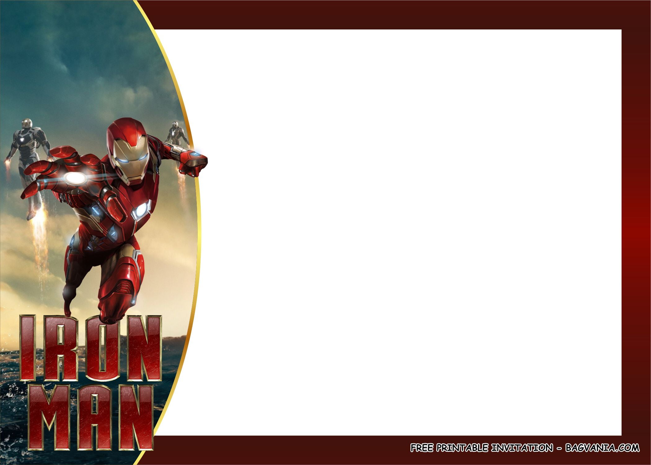 Ironman Personalised Birthday Number Age Iron On Transfers A4 A5 A6