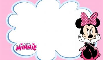 Free Minnie Mouse Templates With Pink Background and Landscape
