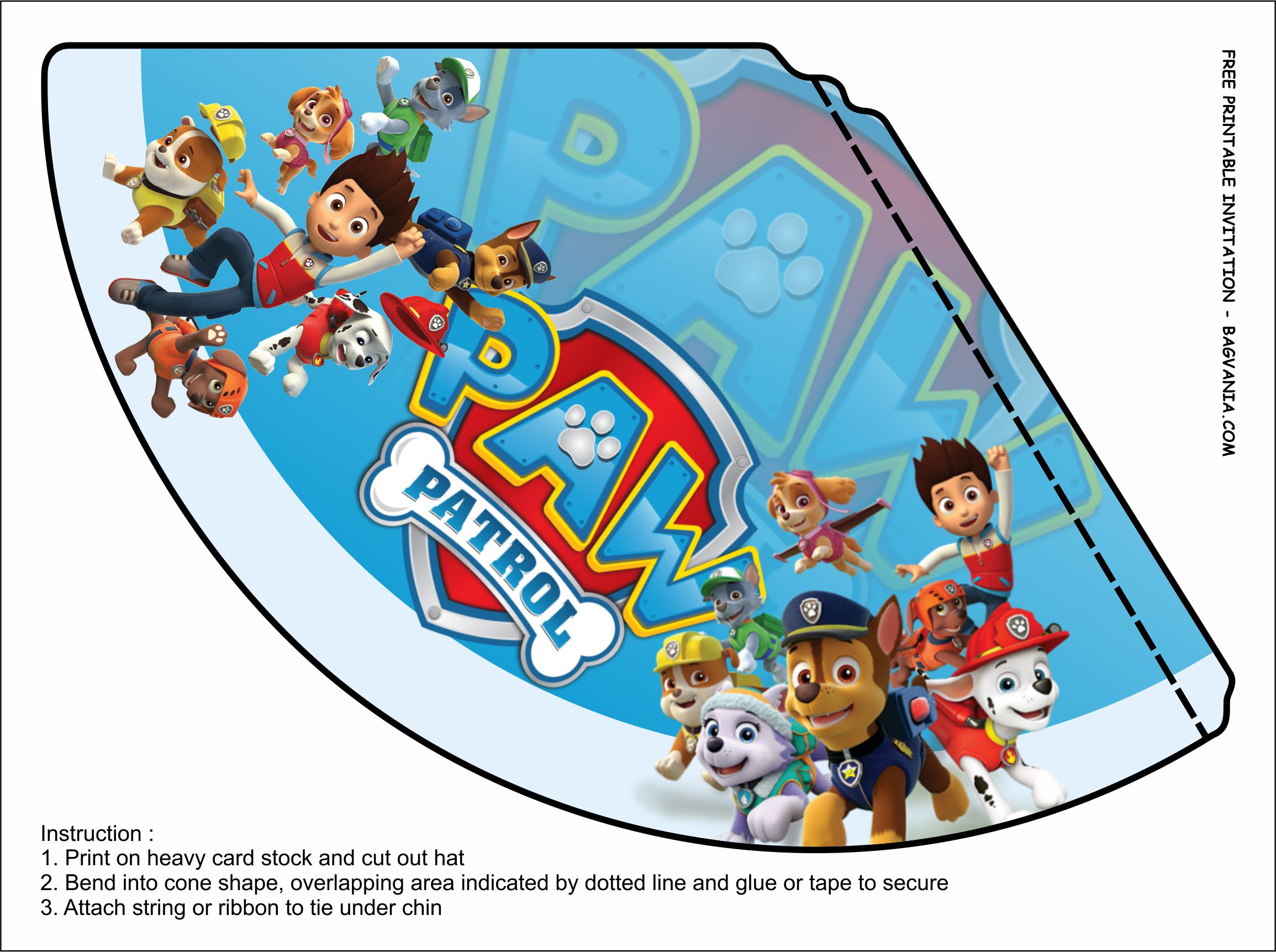 Free Printable Paw Patrol Birthday Party Kits Templates FREE Printable Birthday Invitation