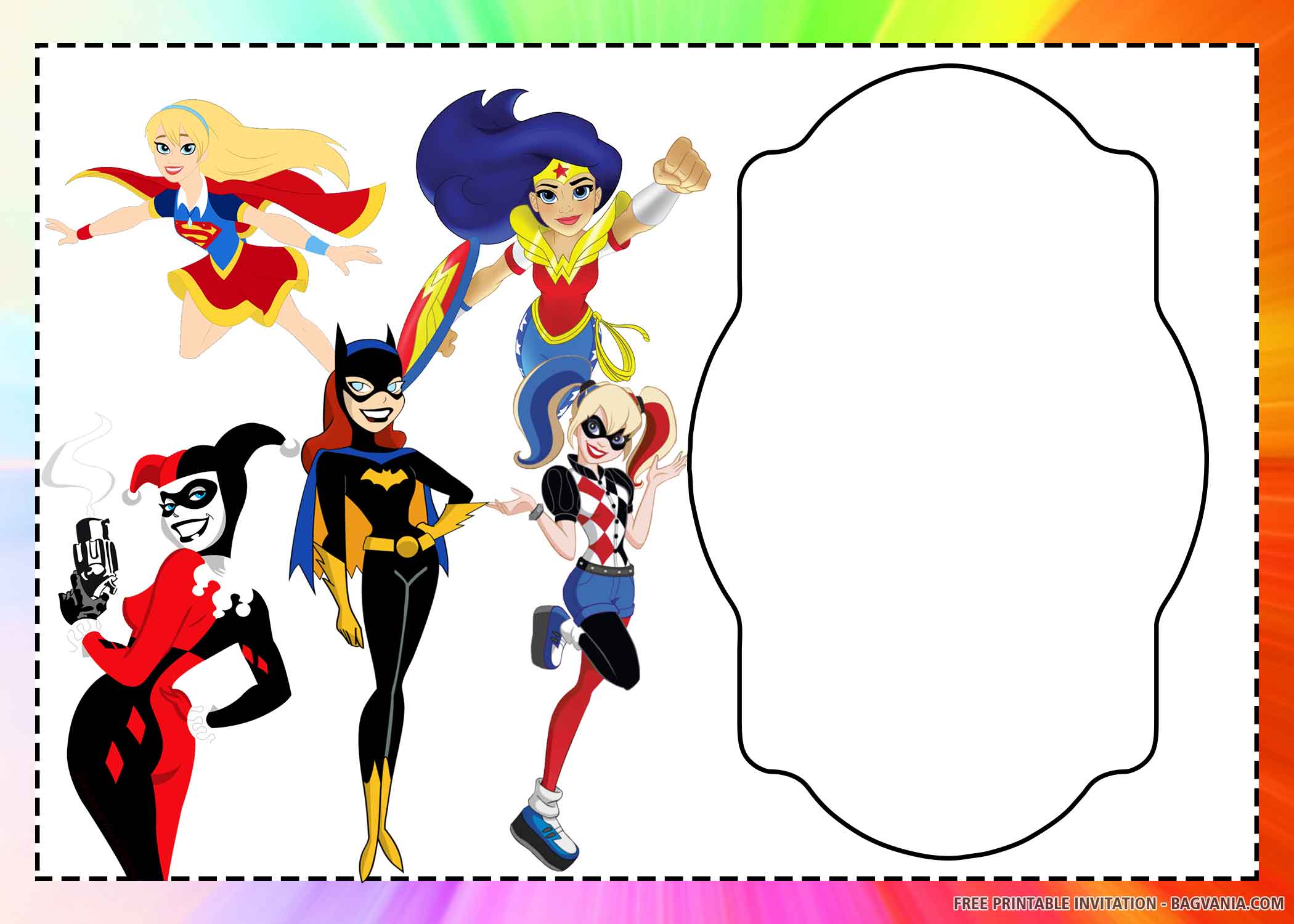 FREE Superhero with 5 superhero girls