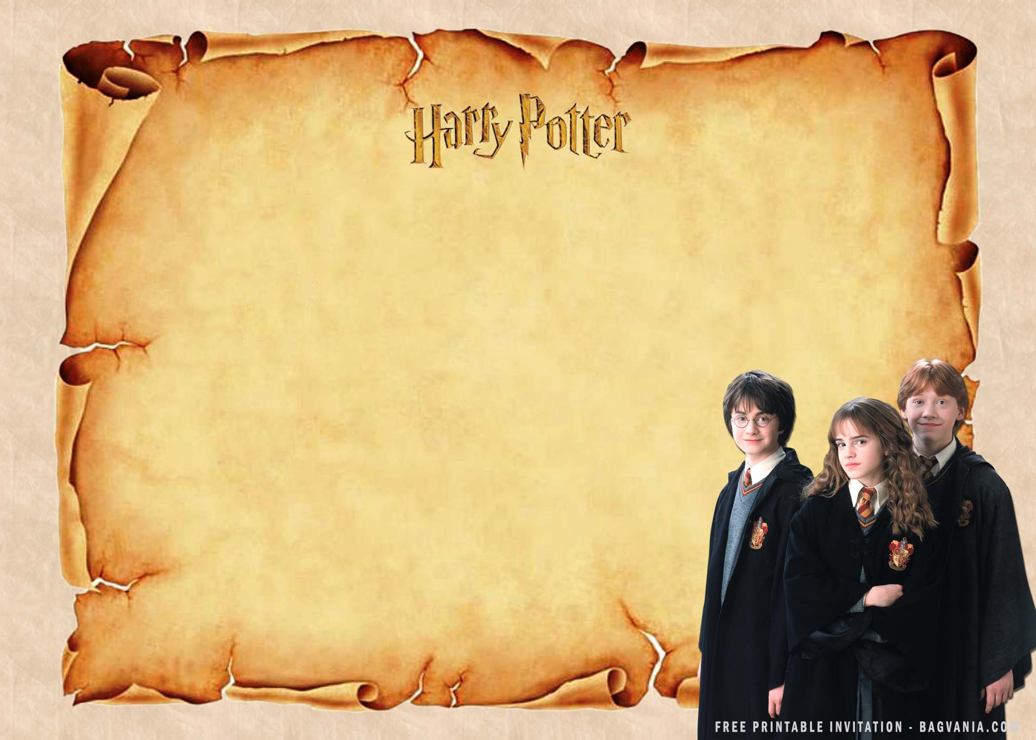 Harry Potter Template Canva