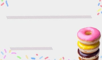 Free Donut Party Invitation Templates With Delicious Donut and Sprinkles