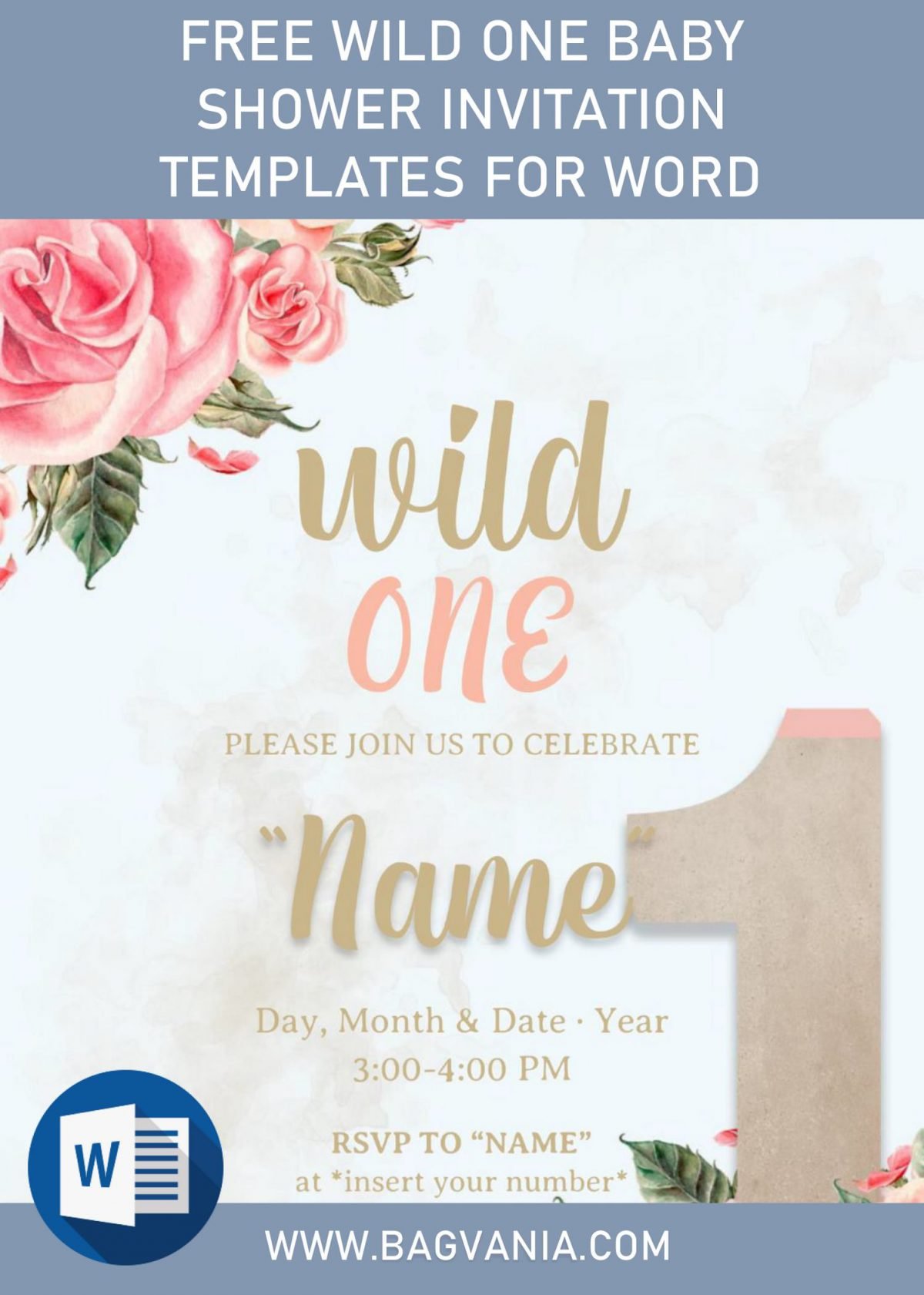 Free Wild One Baby Shower Invitation Templates For Word