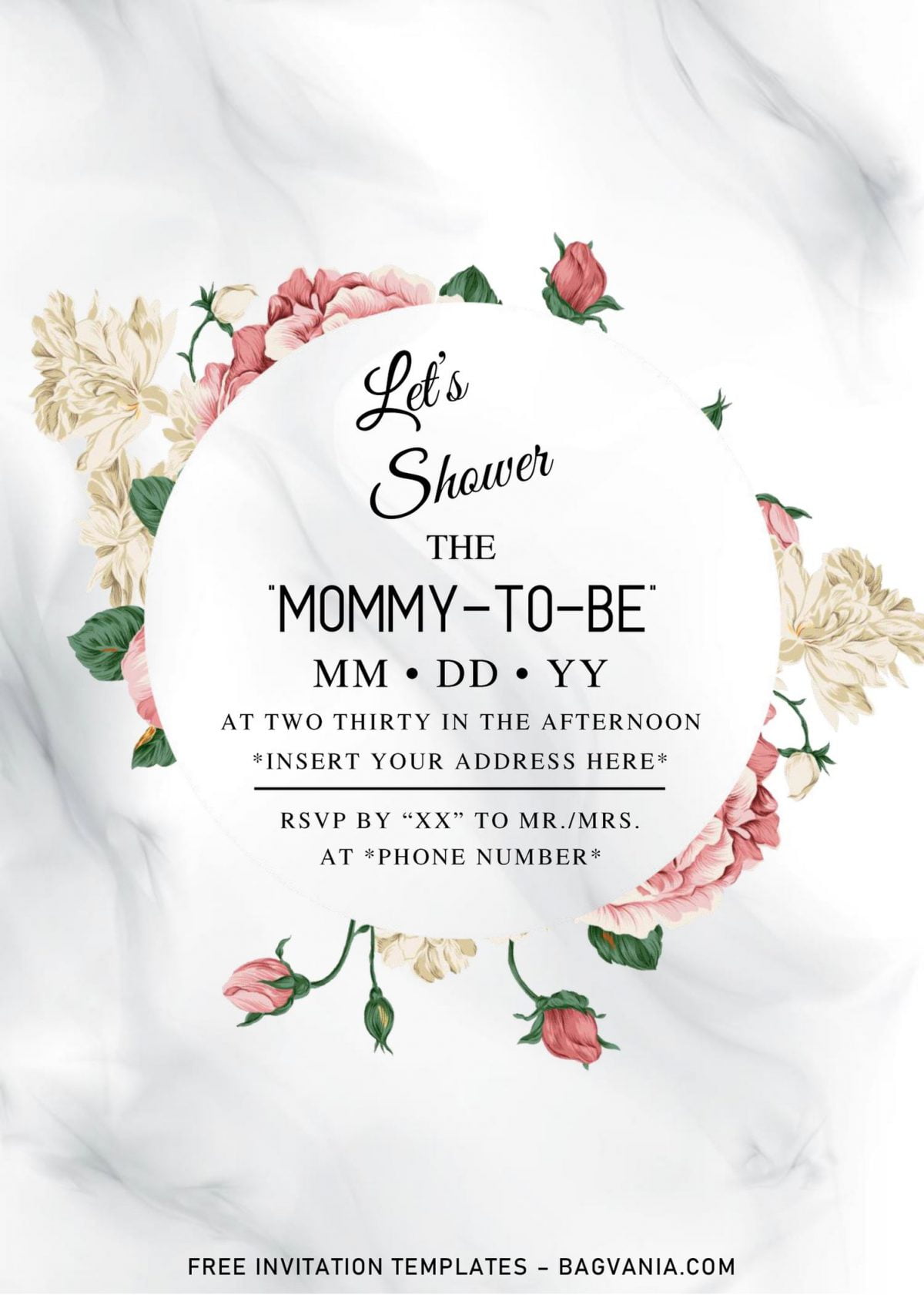 Free Summer Garden Baby Shower Invitation Templates Here and has ellipse text box