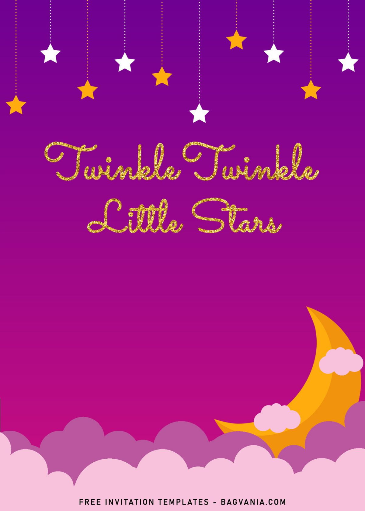 10+ Twinkle Twinkle Little Star Birthday Invitation Templates and has portrait design