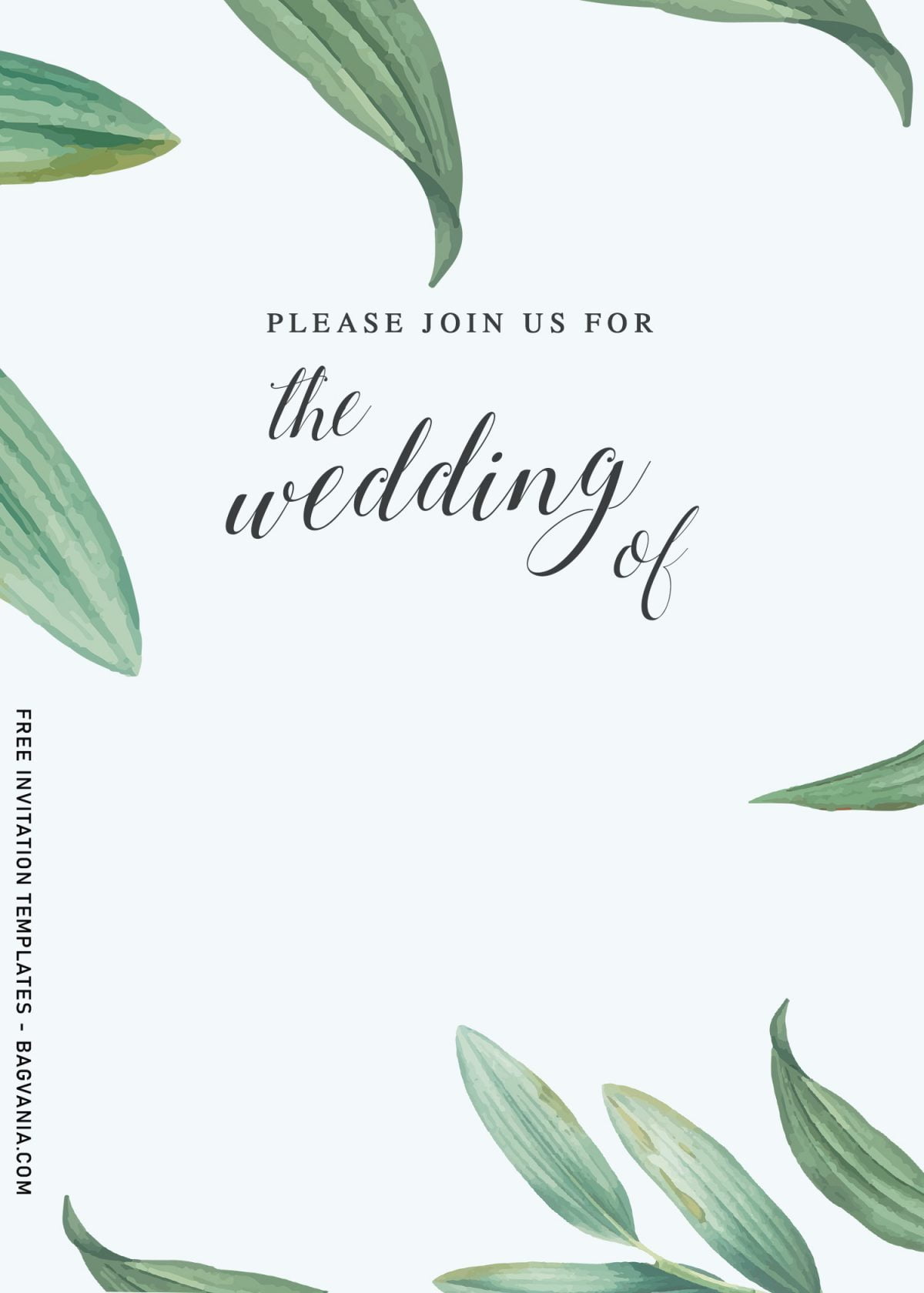 9+ Stunning Greenery Themed Wedding Invitation Templates and has monstera leaves