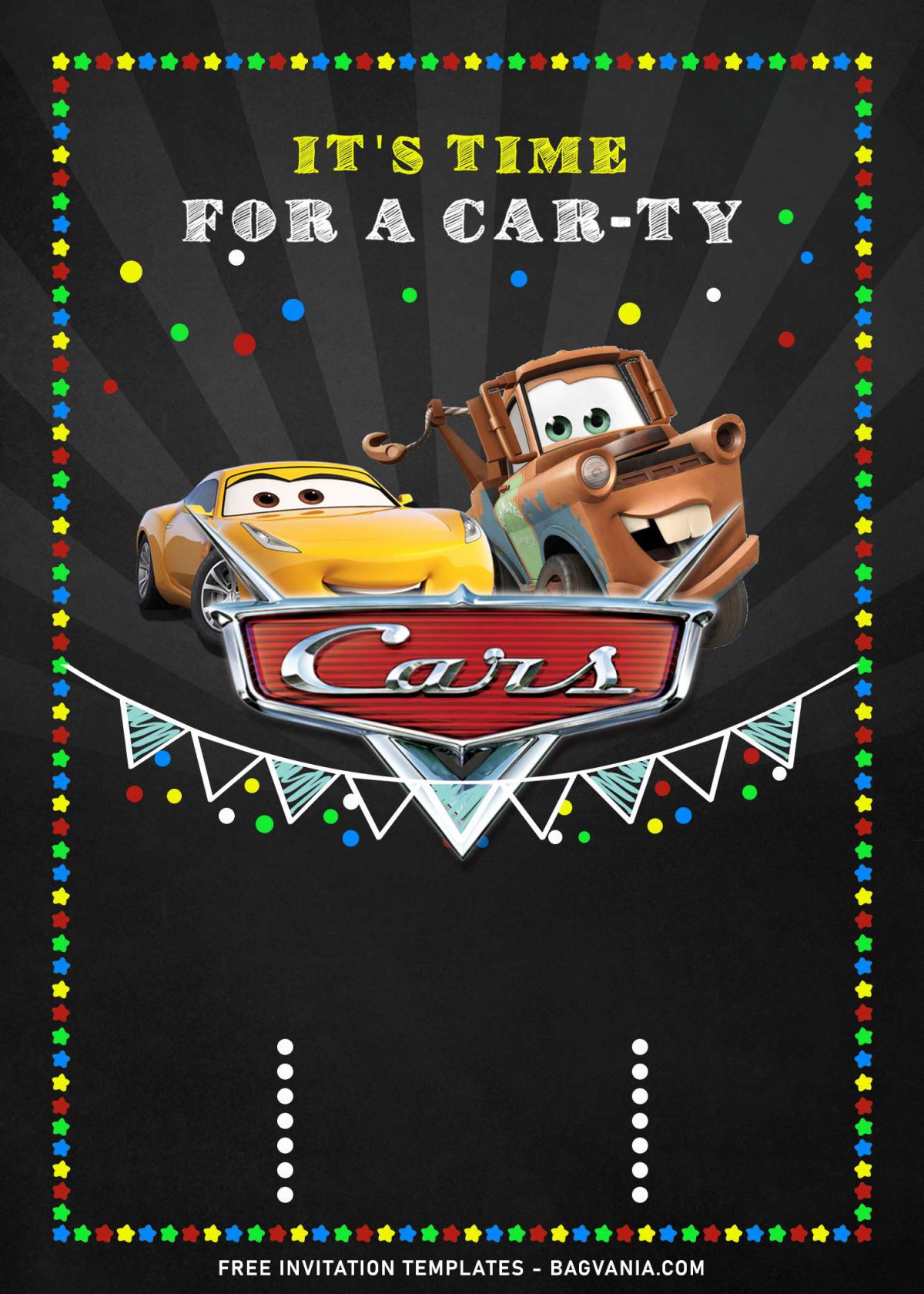 9+ Cool Personalized Disney Cars Birthday Invitation Templates and has Matter
