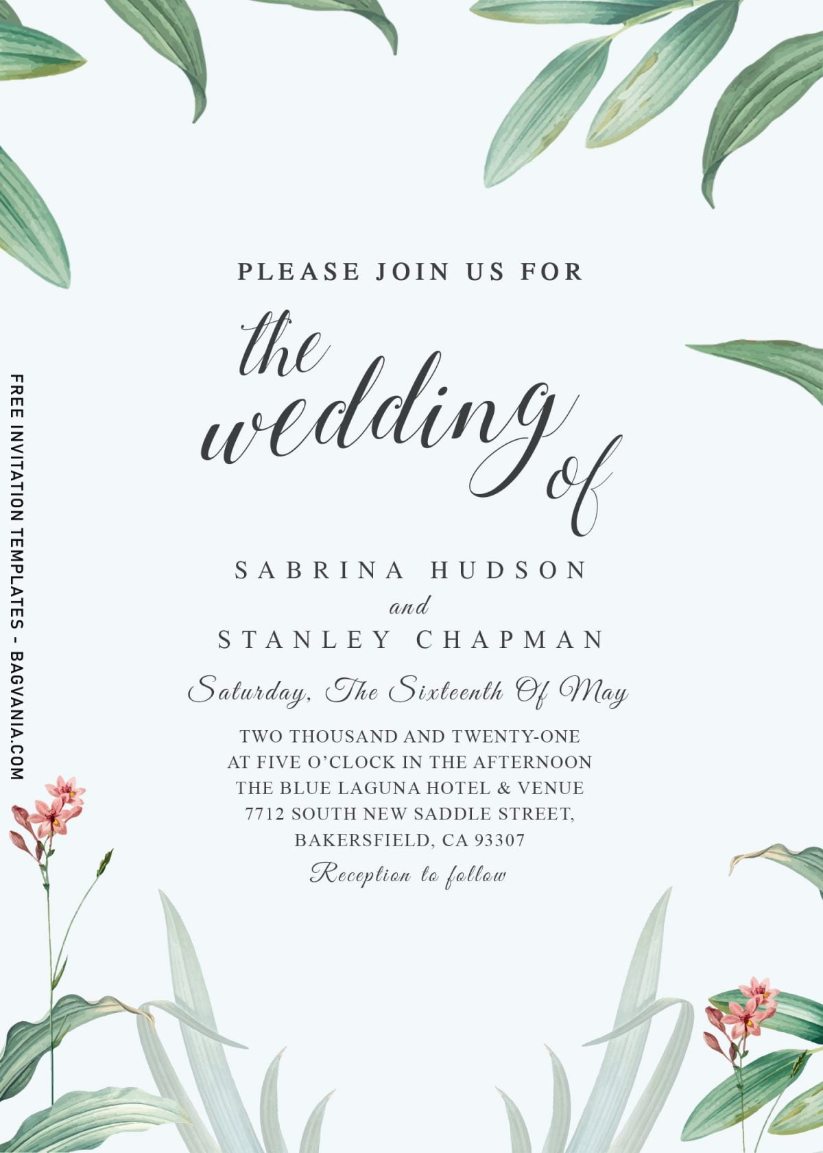 9+ Stunning Greenery Themed Wedding Invitation Templates