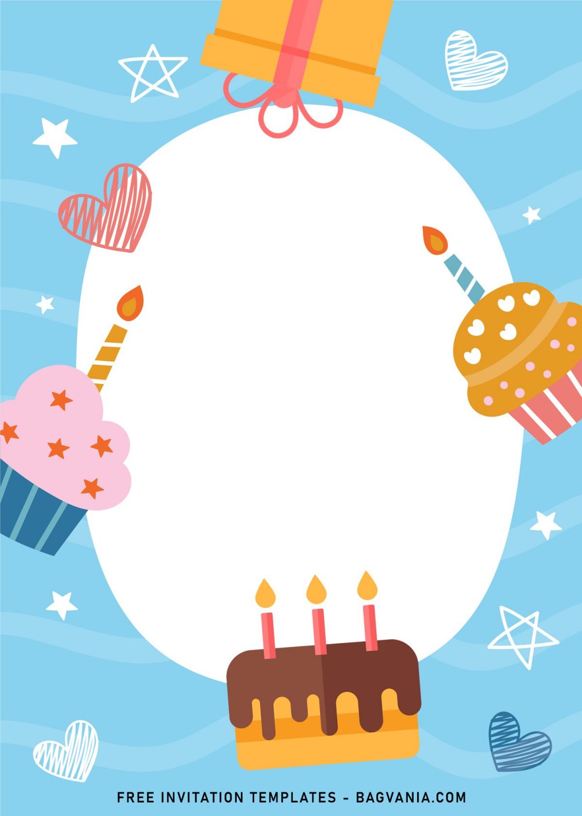 7+ Cute And Fun Birthday Invitation Templates For Kids Birthday Party and has birthday cake