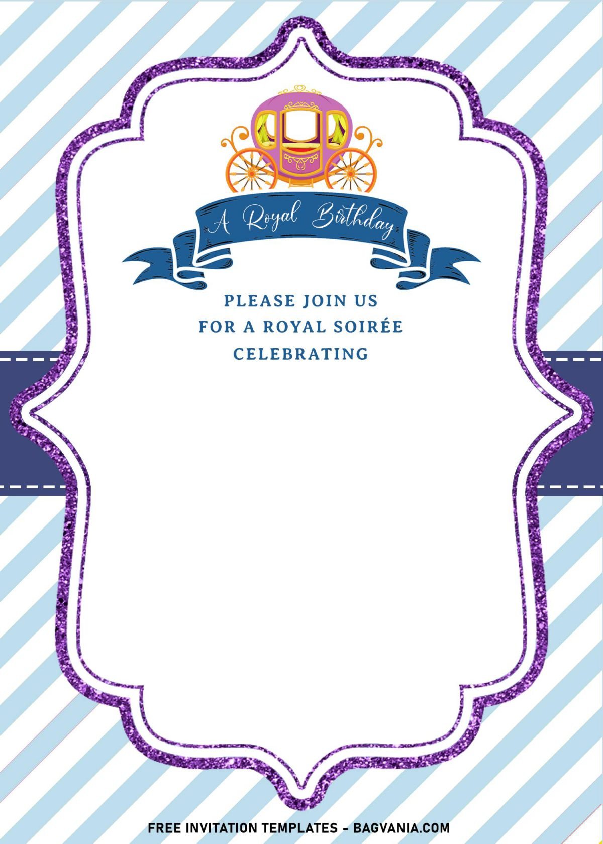 8+ Royal Birthday Invitation Templates For Your Kids Upcoming Birthday Party and has Portrait design