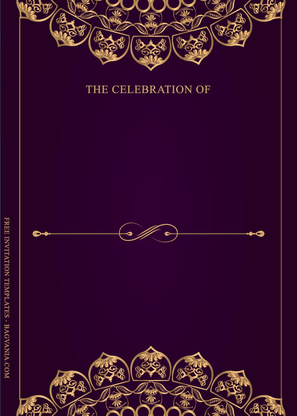 11+ Luxury Gold Birthday Invitation Templates and has gold divider