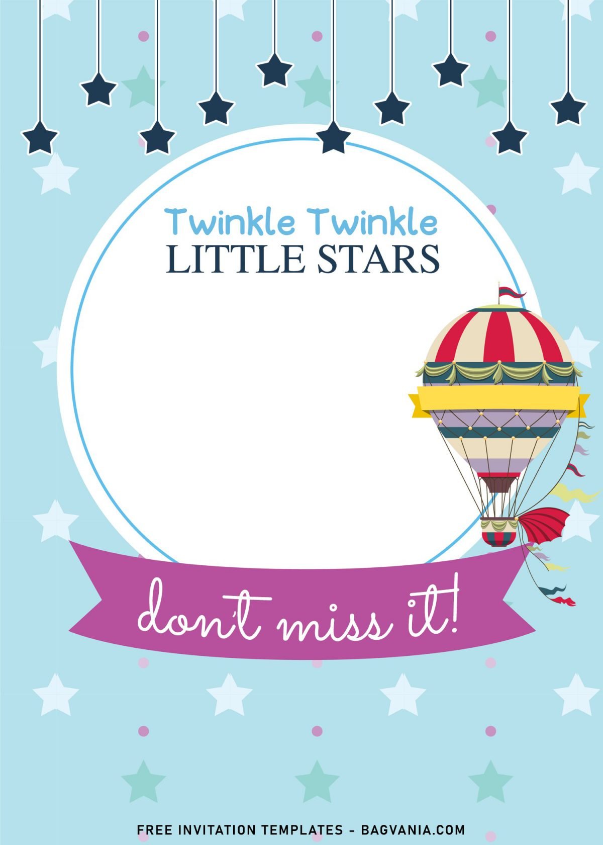7+ Twinkle Twinkle Little Stars Birthday Invitation Templates For Any Ages and has Watercolor balloon