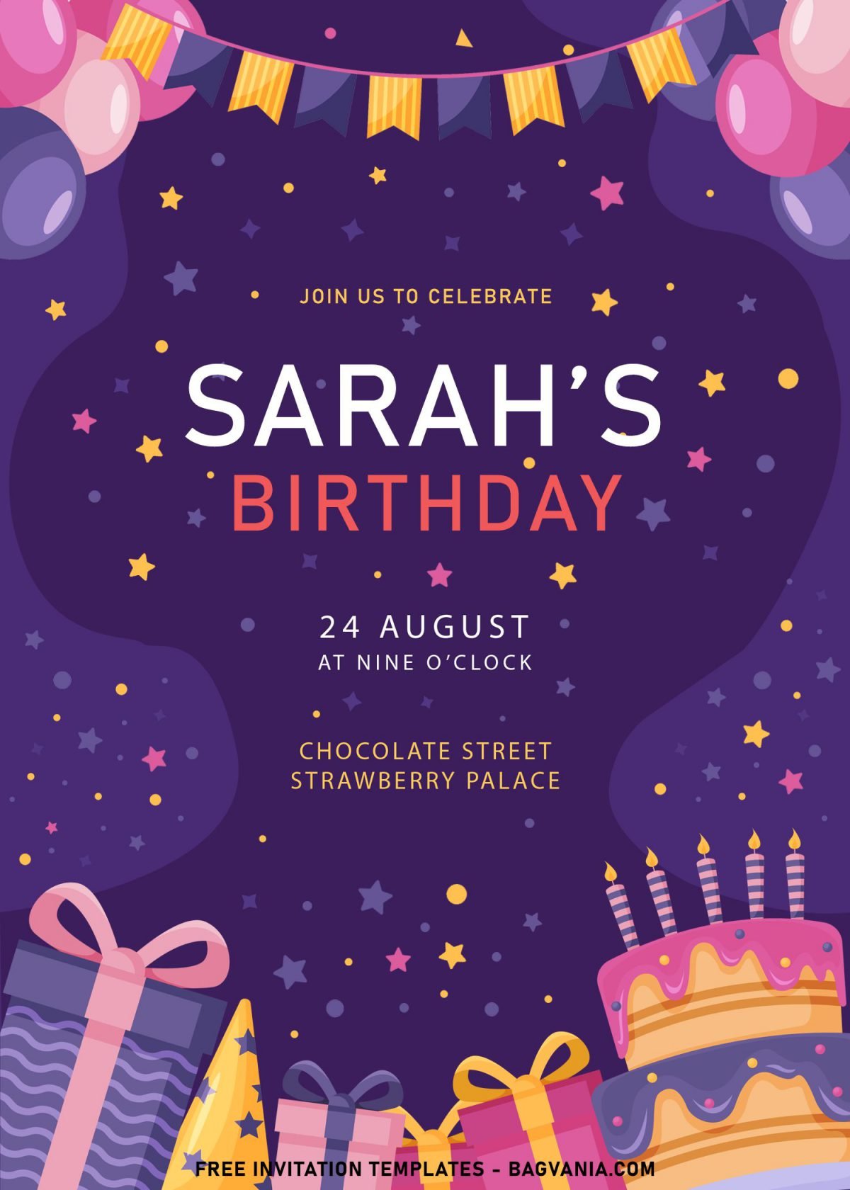 7+ Fun Birthday Invitation Templates For Your Kid's Birthday Party