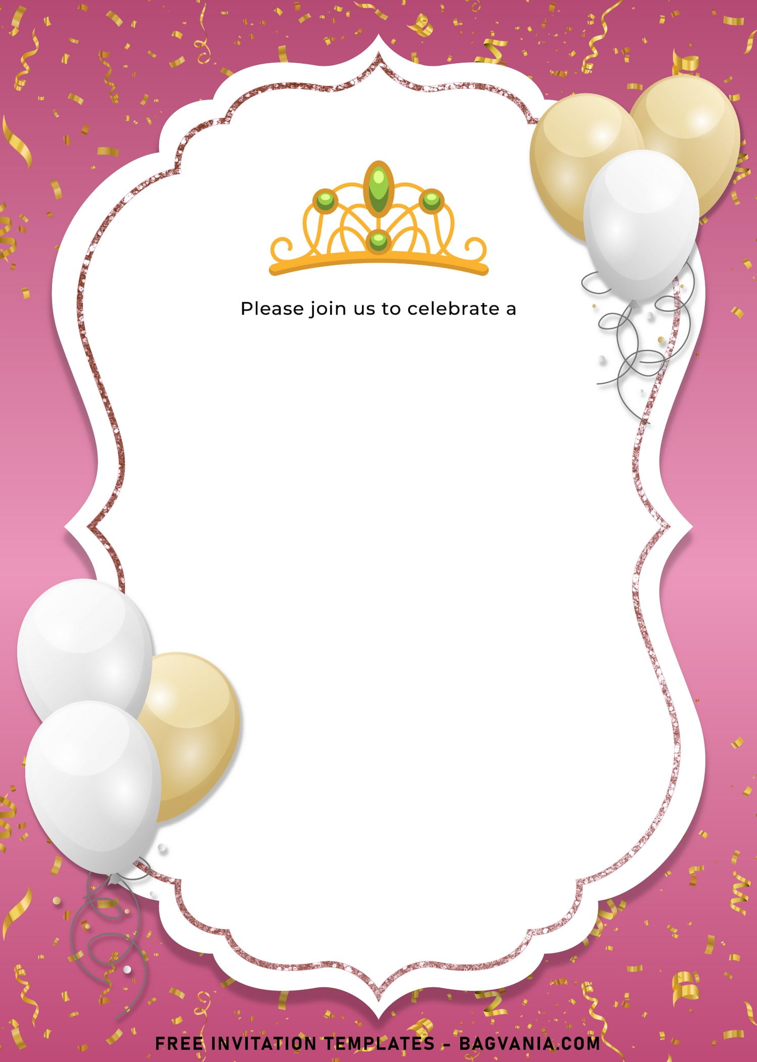 Free and printable birthday invitation templates  Canva