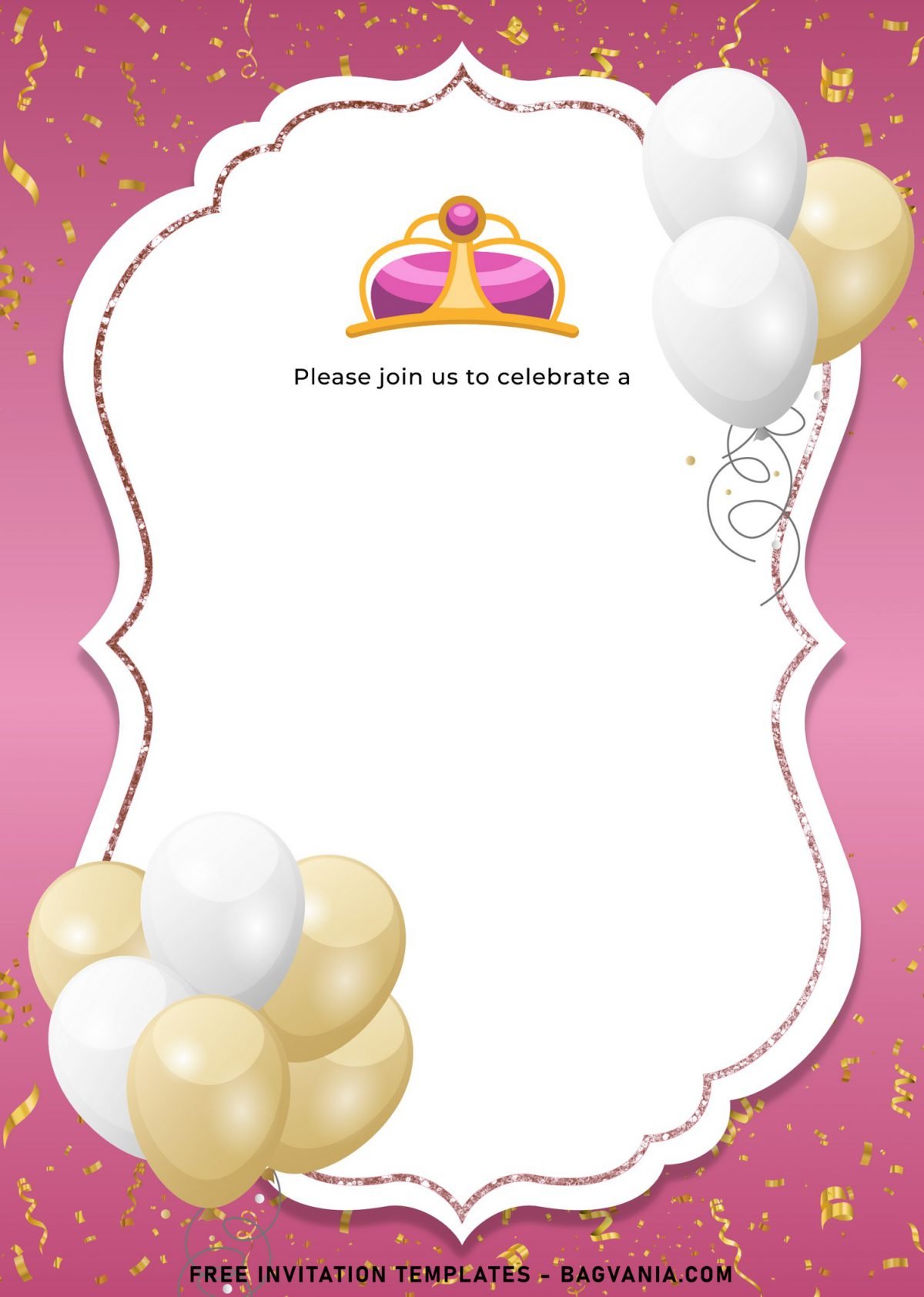 7+ Elegant Birthday Invitation Templates For Your Kid's Upcoming Birthday and has Bracket Text Frame