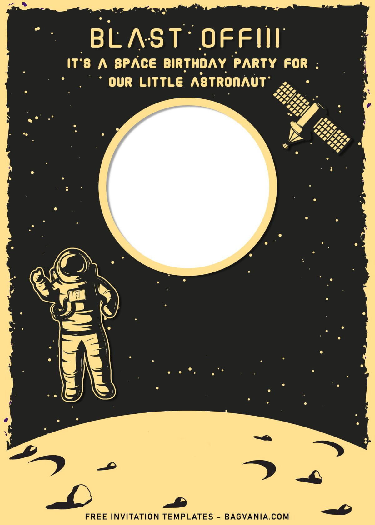 8+ Outer Space Birthday Invitation Templates and has cool astronauts
