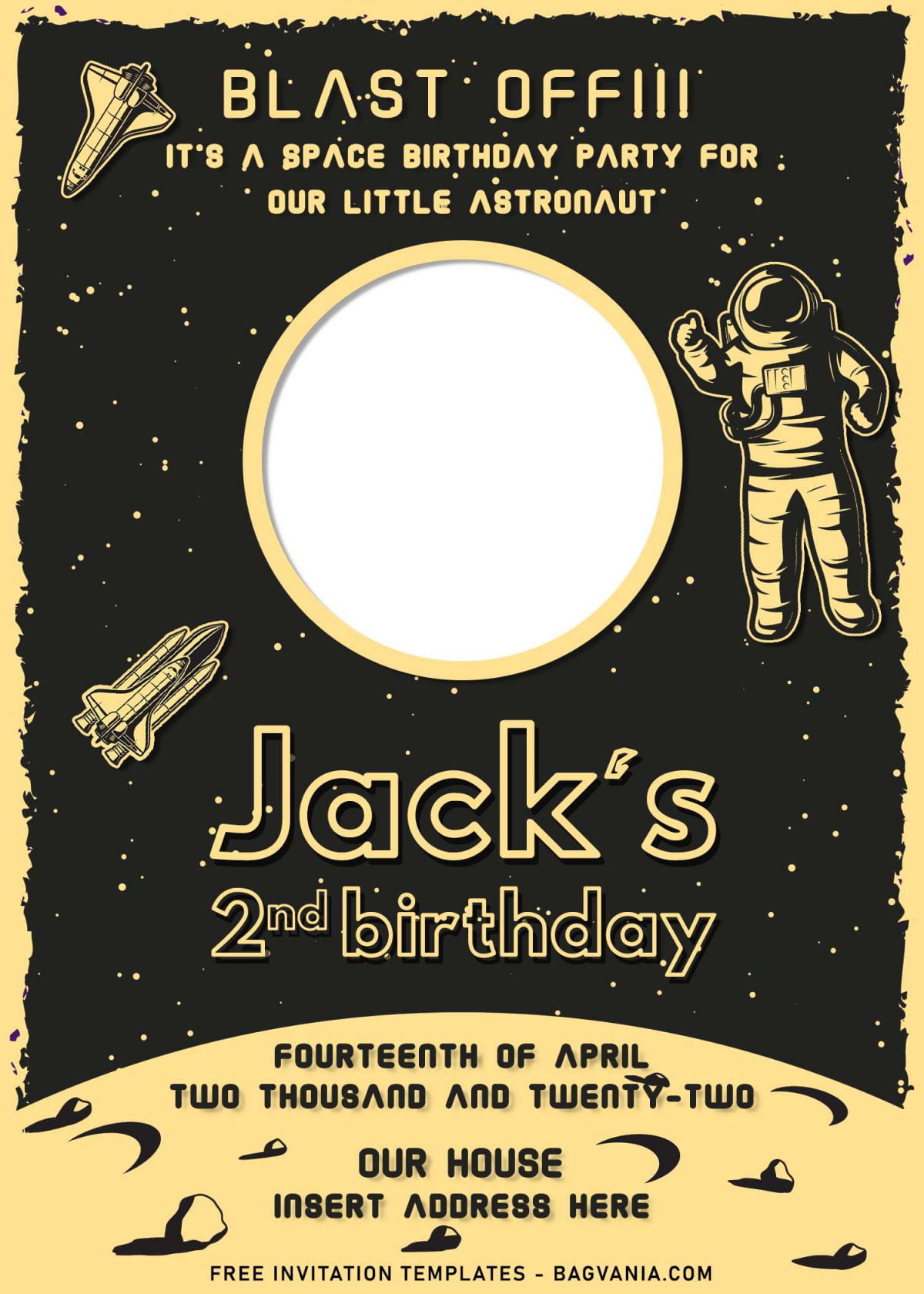 8+ Outer Space Birthday Invitation Templates