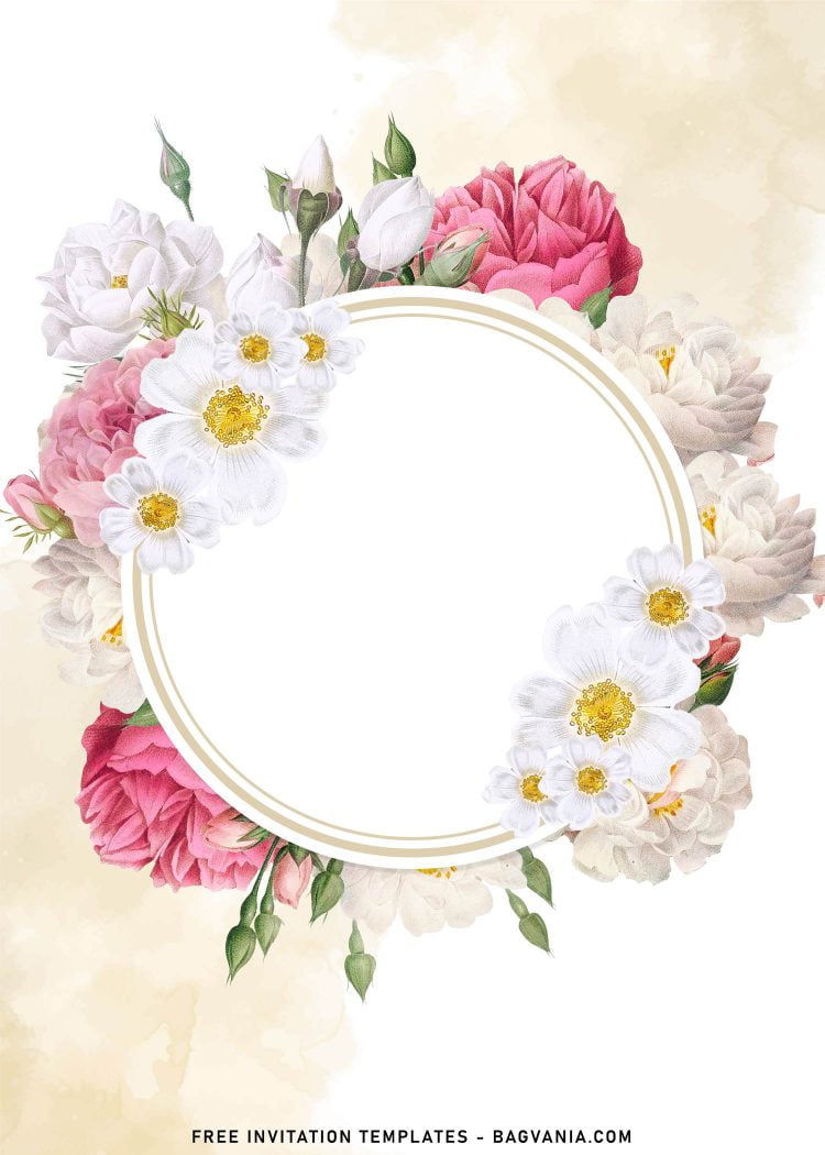 10+ Enchanted Spring Floral Birthday Invitation Templates | FREE ...