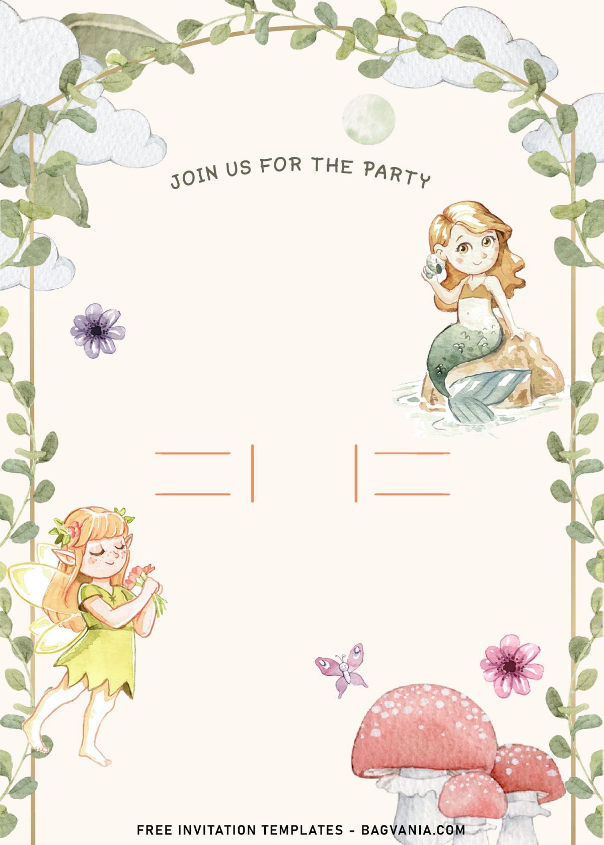 7+ Fairy Tale Birthday Invitation Templates and has butterfly