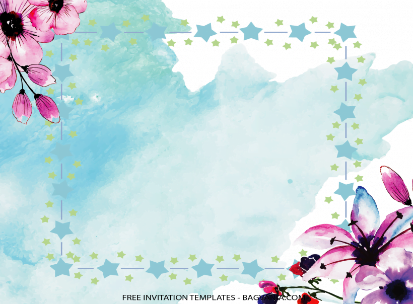 7+ Fancy Watercolor Floral Birthday Invitation Templates