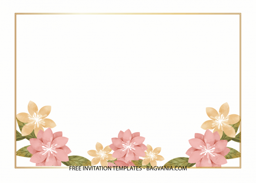 7+ Pink Watercolor Floral Birthday Invitation Templates