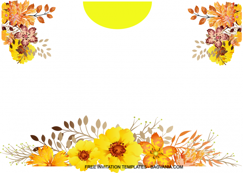 7+ Marigold Floral Birthday Invitation Templates