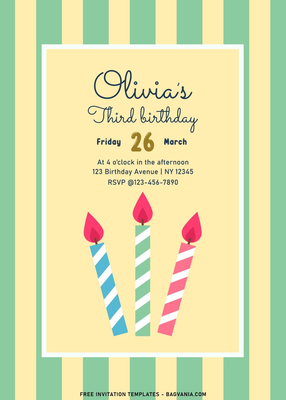7+ Personalized Cute Birthday Invitation Templates For Any Ages