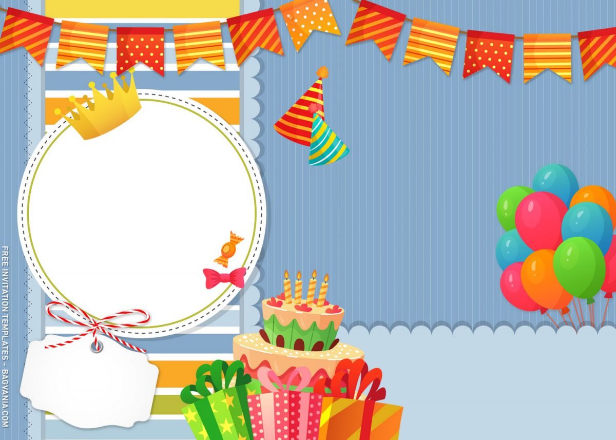 8+ Cute Birthday Boy And Girl Birthday Invitation Templates with birthday cake
