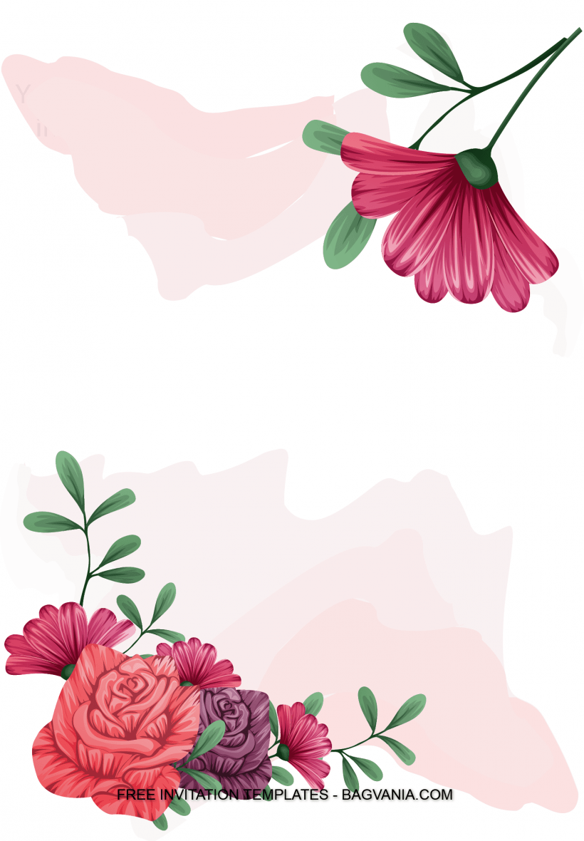 7+ Watercolor Floral Birthday Invitation Templates