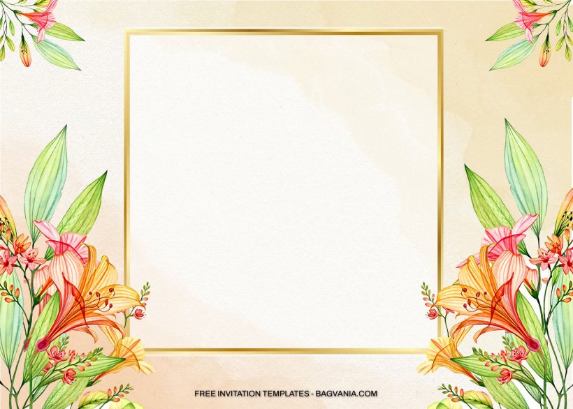 7+ Transparent Watercolor Floral Birthday Invitation Templates