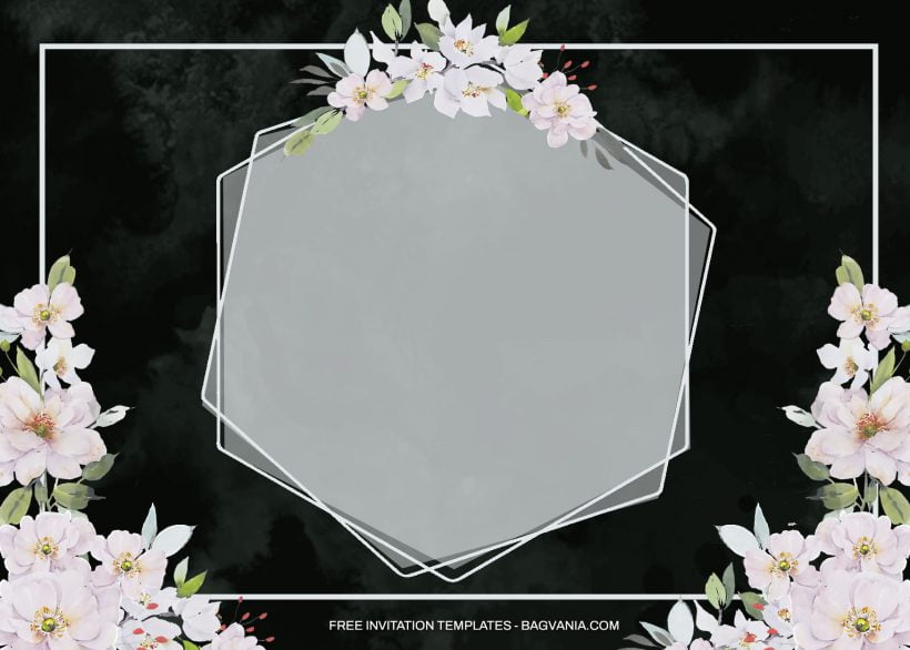8+ White Fleur de Pivoine Floral Birthday Invitation Templates 