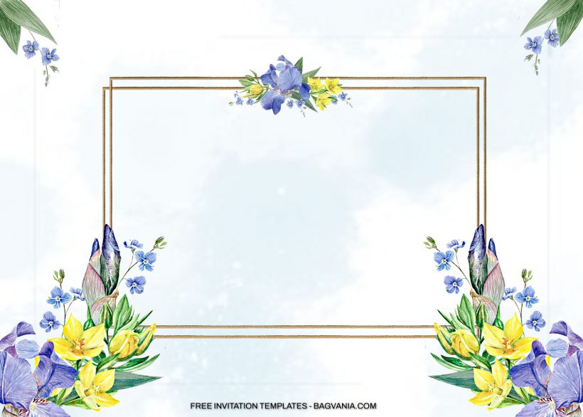 7+ Simple Watercolor Floral For Birthday Invitation Templates.