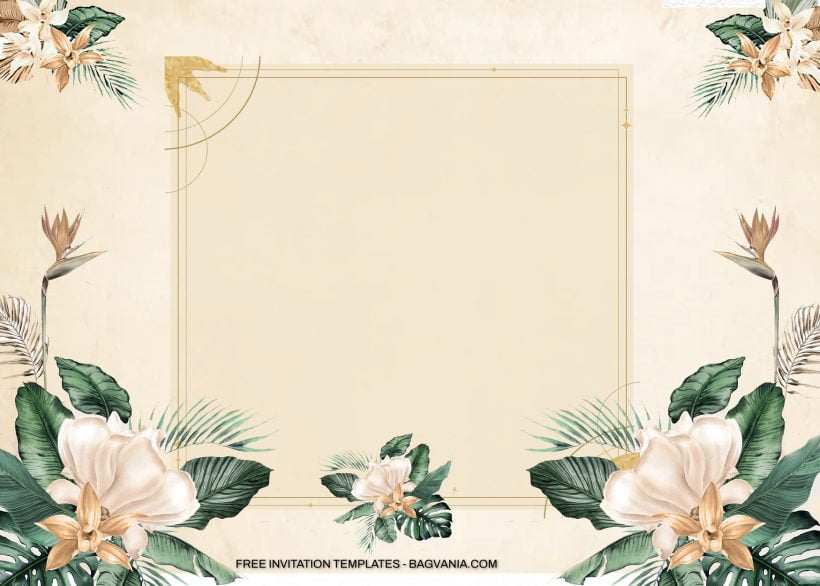 10+ Magnolia Vintage Floral Birthday Invitation Templates