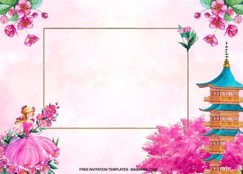 10+ Cherry Blossoms Floral Birthday Invitation Templates