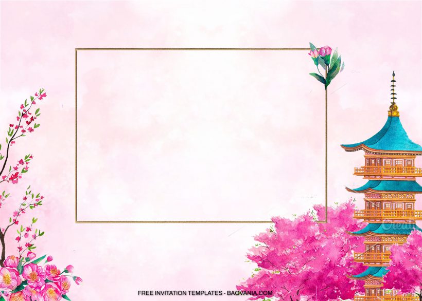 10+ Cherry Blossoms Floral Birthday Inviation Templates