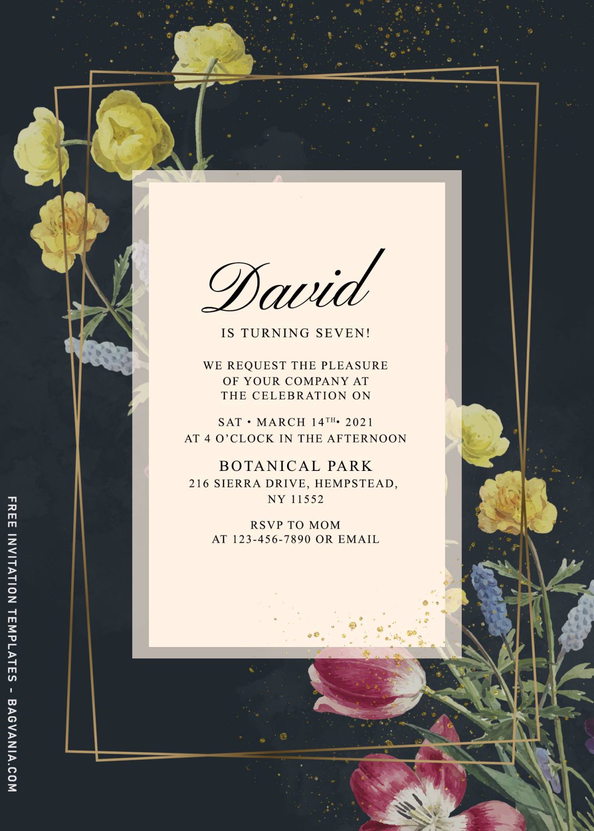 11+ Swoon Worthy Botanical Garden Birthday Invitation Templates