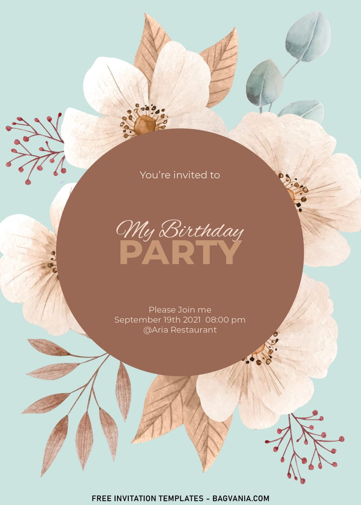 7+ Personalized Floral Birthday Invitation Templates