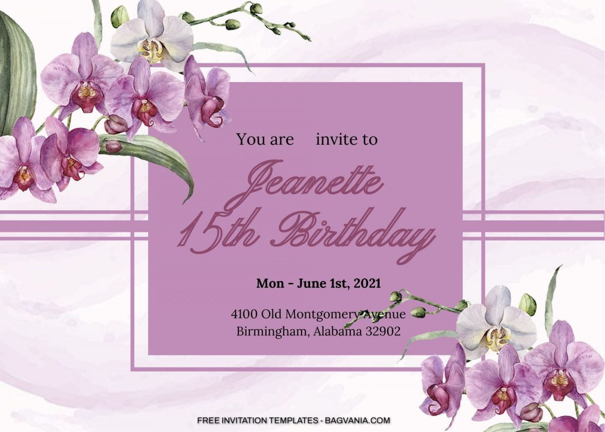 8-purple-orchid-floral-for-birthday-invitation-templates-free