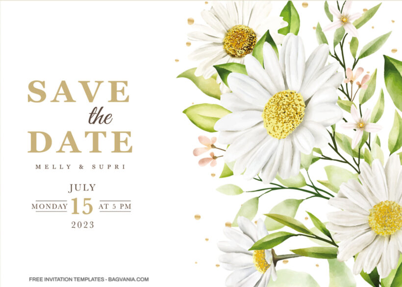 7+ Chrysanthemum Watercolor Floral Invitation Templates