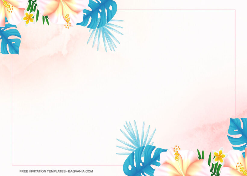 10+ Sweet Hibiscus Floral Invitation Templates