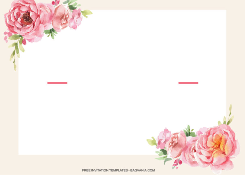 10+ Sweet Pink Peony Floral For Invitation Templates